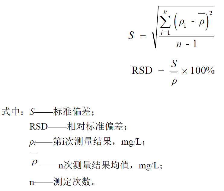 COD水質(zhì)檢測儀的性能試驗(yàn)方法